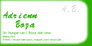 adrienn boza business card